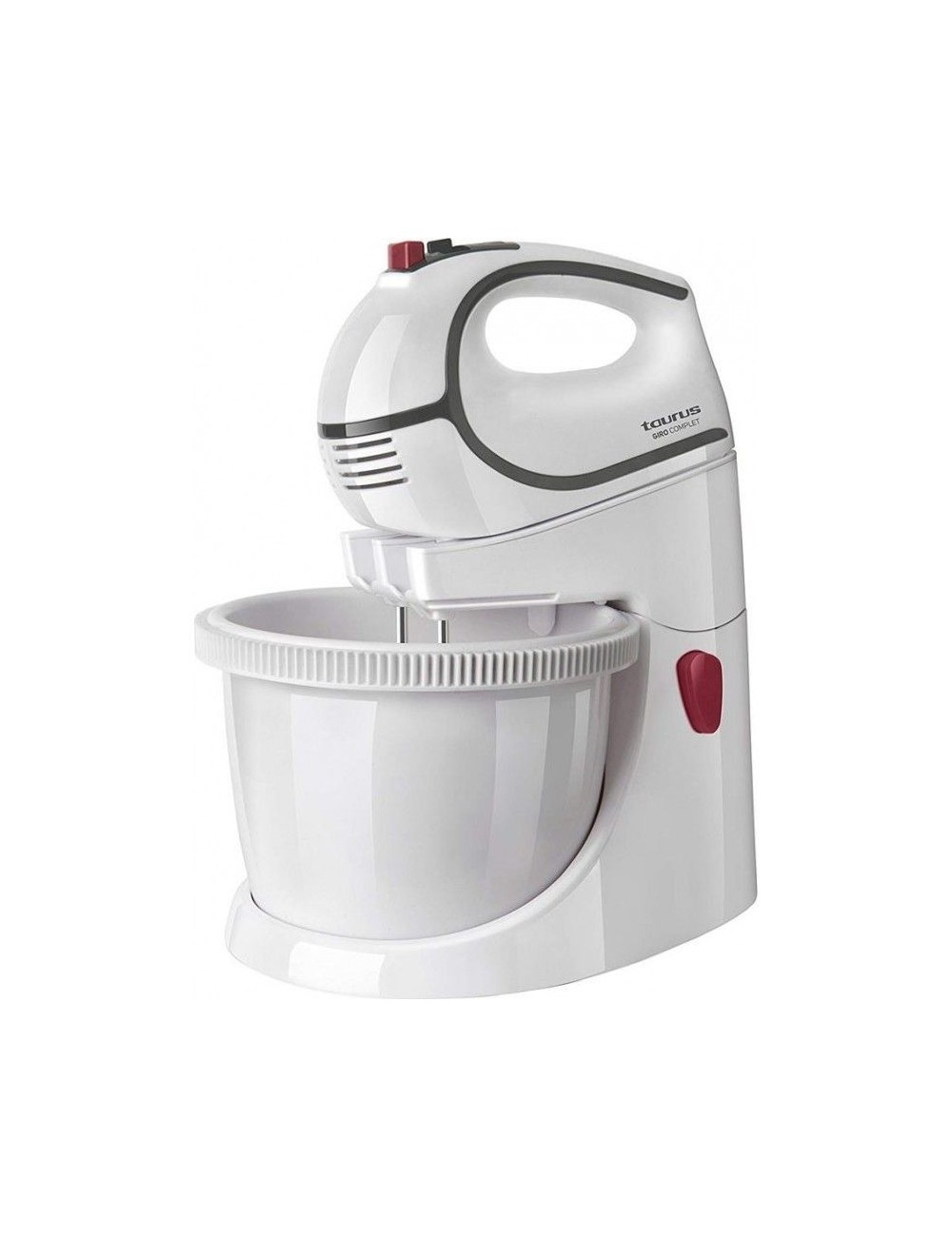 Batidora amasadora Taurus Giro Complet 500W con Bowl Blanco 2,5L