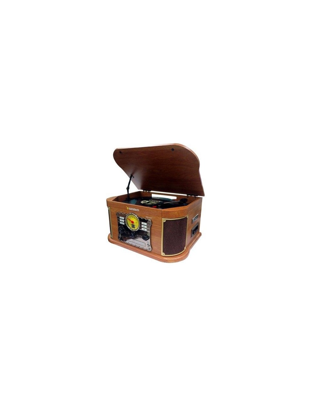 Sunstech PXRC52CD Tocadiscos de tracción directa Madera Sunstech - 1