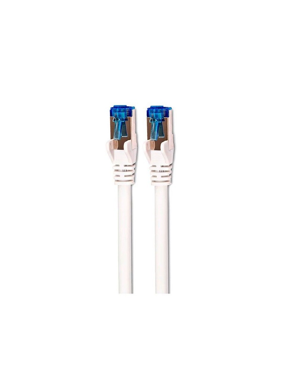 DCU CABLE LATIGUILLO CAT6A STP BLANCO/AZUL 2m REF. 30801230  - 1