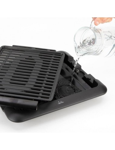 Barbacoa eléctrica Jata BQ108 1250W Sin humos Negra