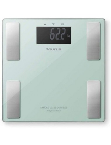 Báscula de baño Taurus Syncro Glass Complet Inteligente Cristal