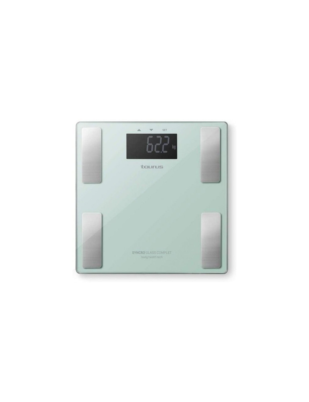 Báscula de baño Taurus Syncro Glass Complet Inteligente Cristal