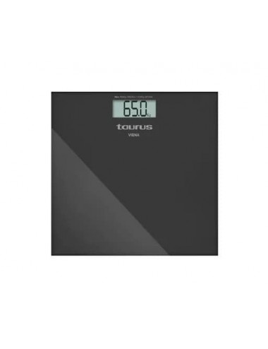 Bascula de Baño Taurus Viena Digital Cristal Templado Gris