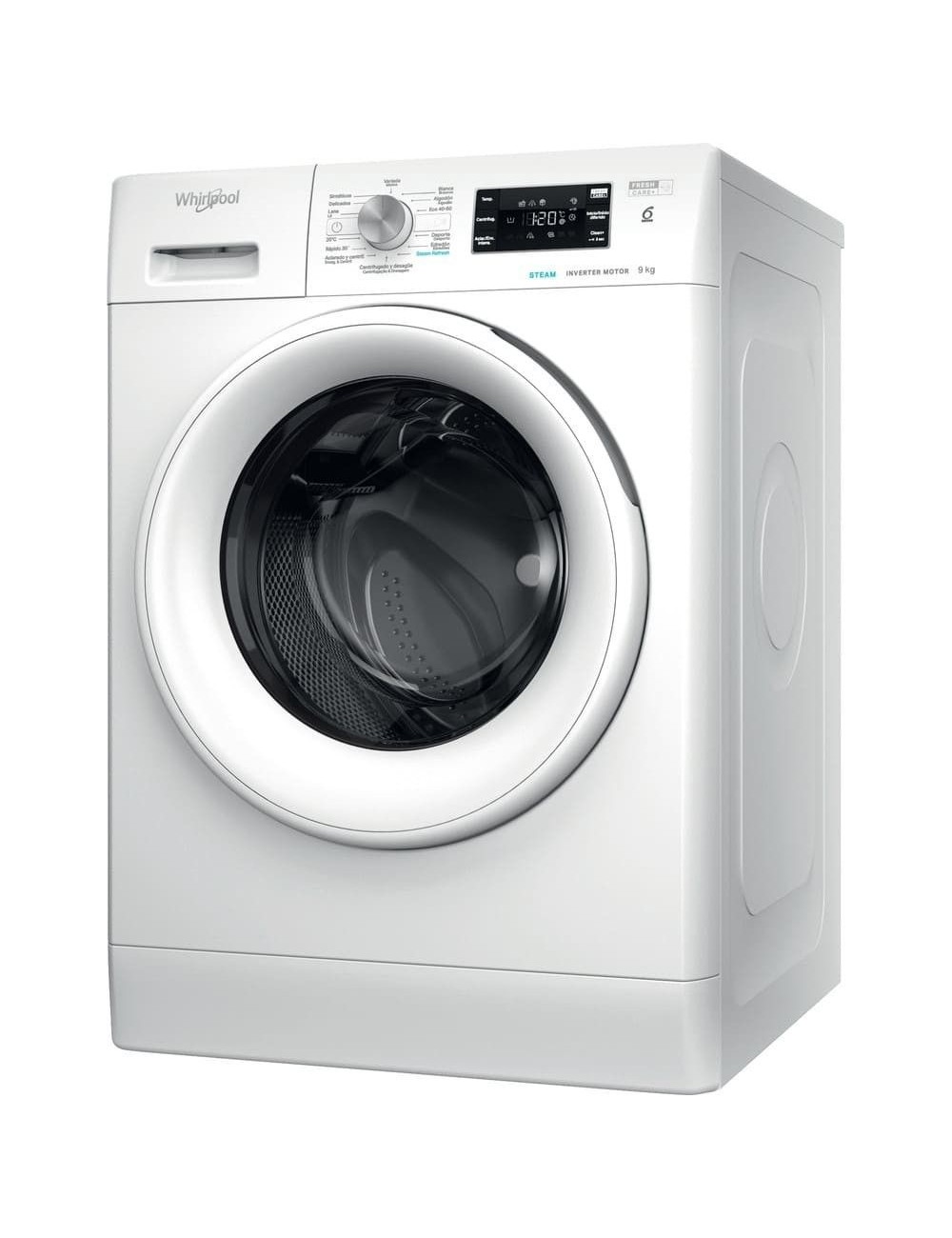 Whirlpool Lavadora Carga Frontal FFB9258BV PT 9kg Blanca 1200 Rpm Vapor Clase B Whirlpool - 1
