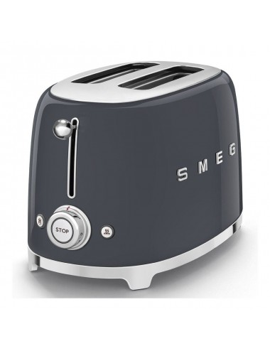 NUEVO! Tostador vintage Smeg TSF01GREU Gris Pizarra Años 50 Style 2 rebanadas