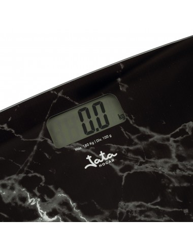 JATA BASCULA HBAS-1415 BAÑO ELECTRONICA MARMOL NEGRO. Jata - 3