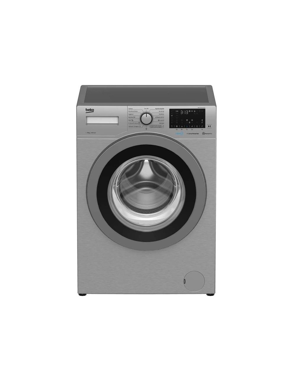 Beko Lavadora Carga Frontal WMY8736 XSX 8kg Inox 1400 Rpm Función Vapor Clase C Beko - 1