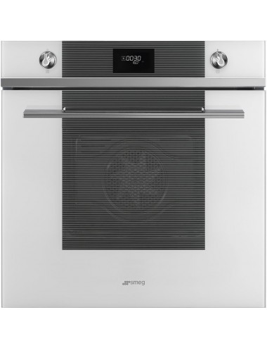 Smeg Horno SF6101TVB1 Vapor Clean Cristal Blanco 70L Termoventilado Clase A+ Smeg - 1
