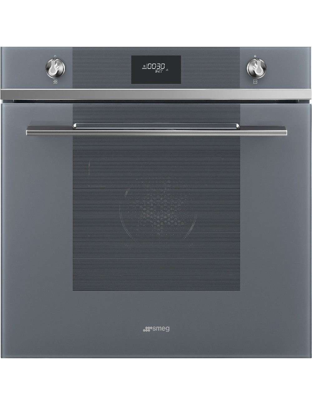 Smeg Horno SF6101TVS1 Vapor Clean Cristal Silver 70L Termoventilado Clase A+ Smeg - 1