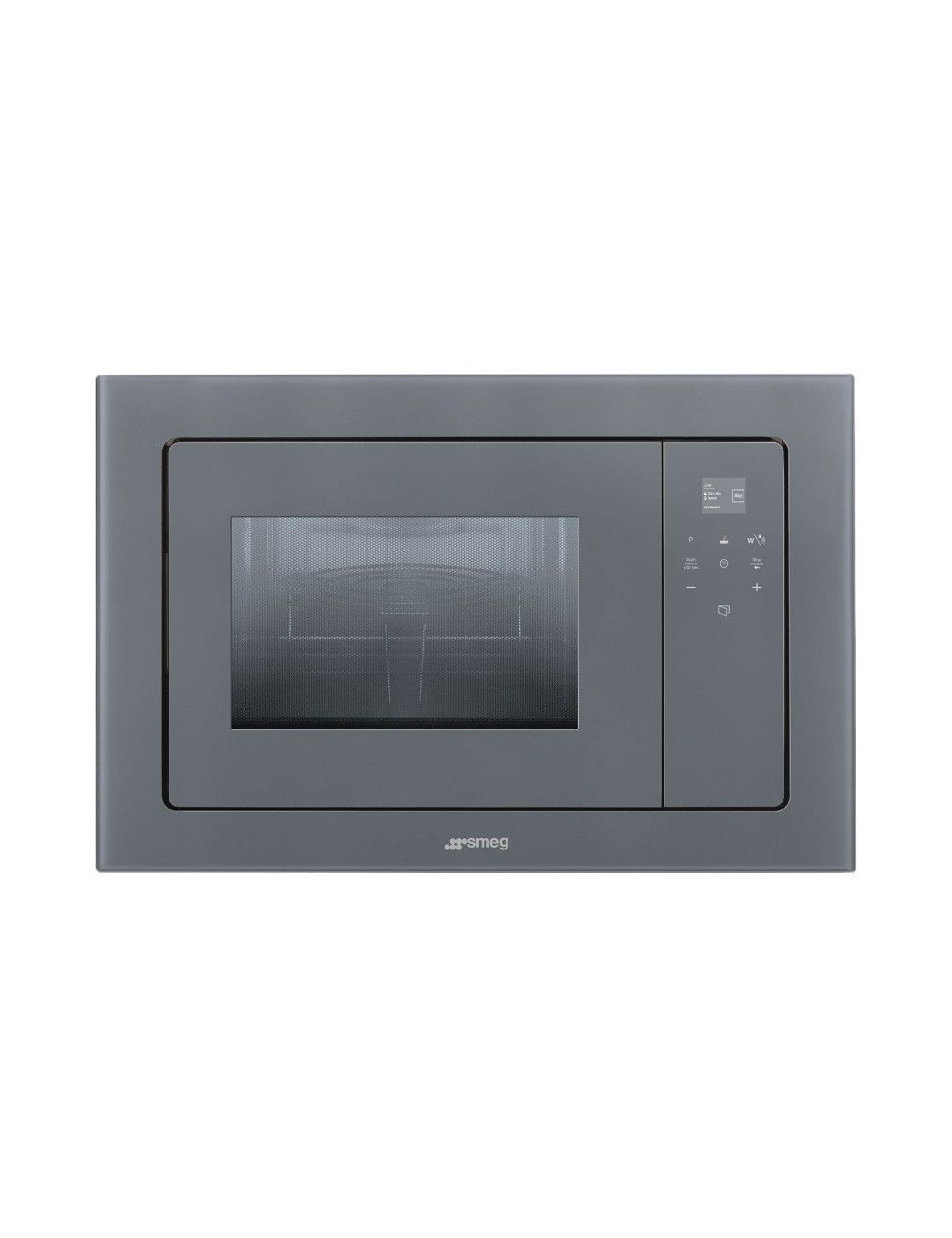 Smeg Microondas Integrable Grill FMI120S2 21L Cristal Gris 800W Smeg - 1