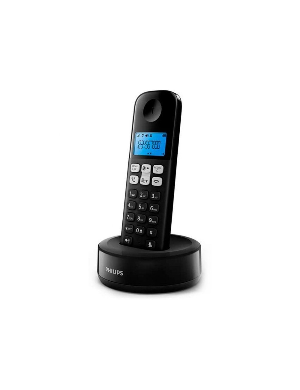 PHILIPS TELEFONO INAL. D1611B MANOS LIBRES NEGRO Philips - 1