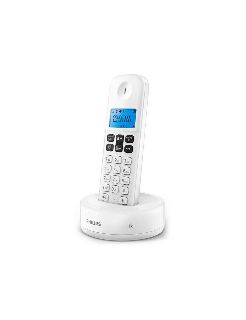 PHILIPS TELEFONO INAL. D1611W MANOS LIBRES BLANCO Sunstech - 1