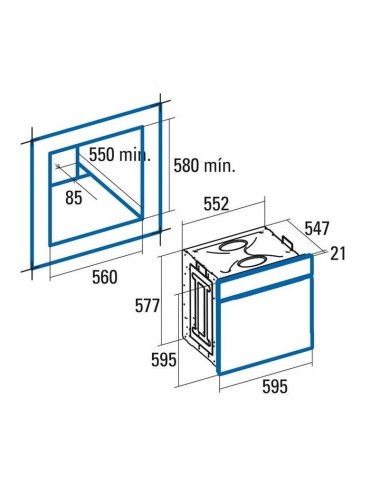 CATA MT 9011 PRO BK 70 L A Negro Cata - 2