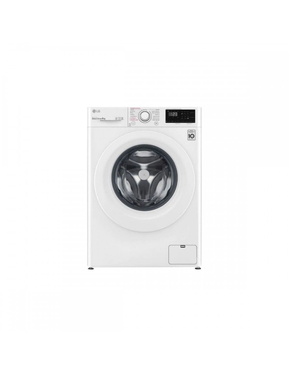 Lg Lavadora Carga Frontal F4WV309S3WA 9kg Blanca 1400 Rpm Vapor Clase A LG - 1