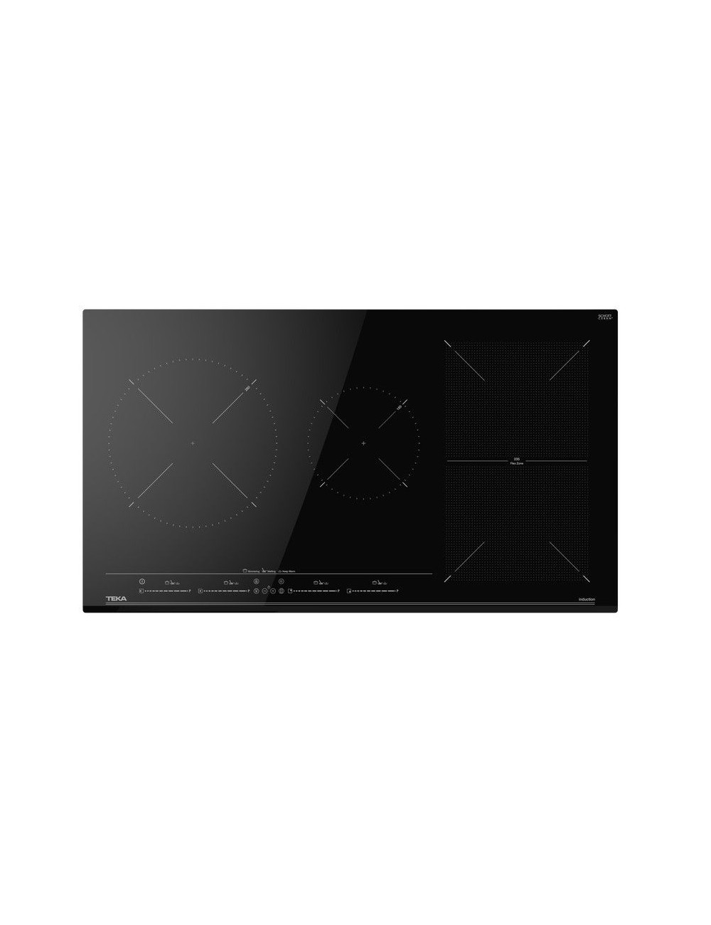 Teka Encimera Inducción IZF94300MSP 5 Zonas Flex 90cm Biselada Teka - 1