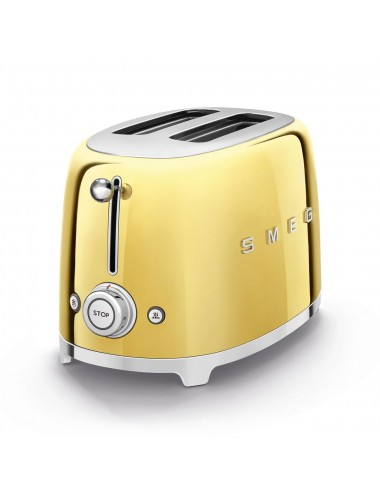 Smeg TSF01GOEU tostadora 2 rebanada(s) 950 W Oro