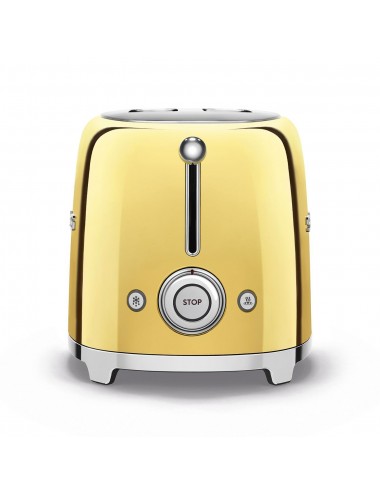 Smeg TSF01GOEU tostadora 2 rebanada(s) 950 W Oro