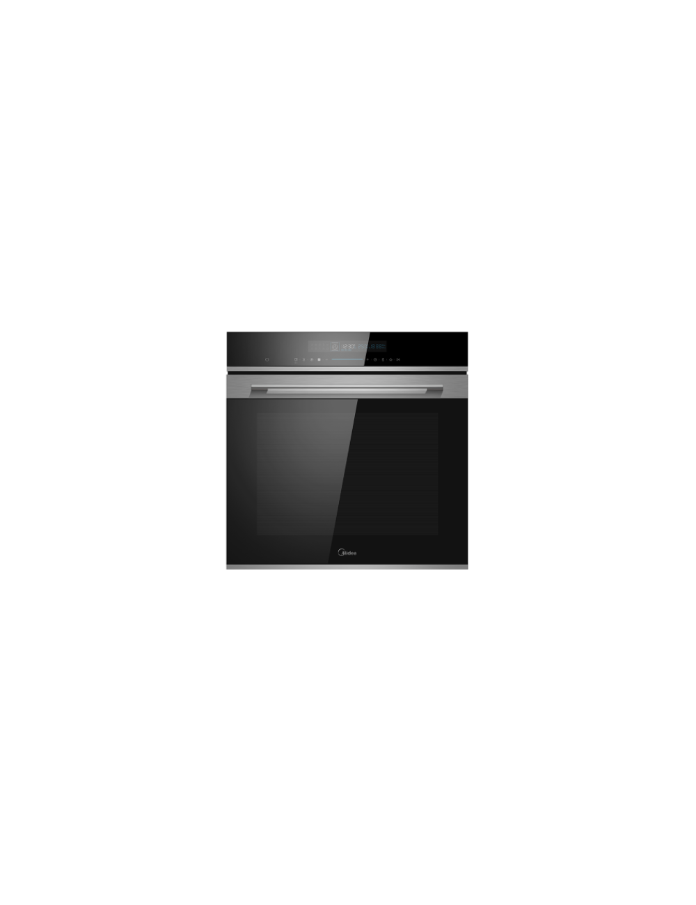 Midea Horno MCO6072TMSA1 Vapor Inox 72L Cristal Negro Gruías Clase A+ Midea - 1