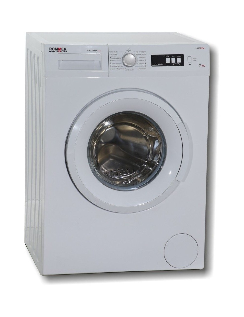 Rommer Lavadora Carga Frontal FORZA 1137 7kg Blanca 1000 Rpm  Rommer - 1