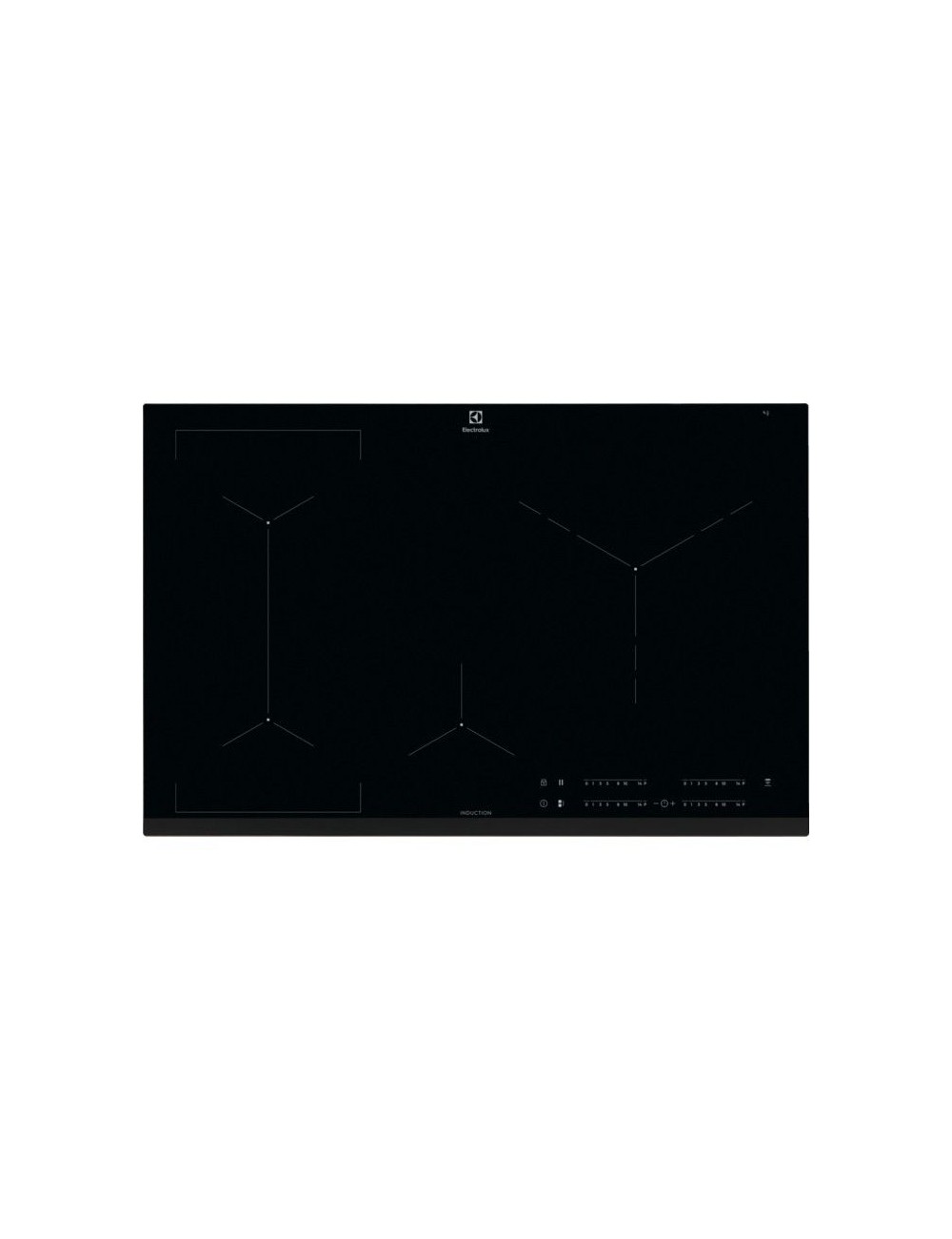 Electrolux Encimera Inducción EIV83446 4 Zonas Flex 80cm Biselada Electrolux - 1