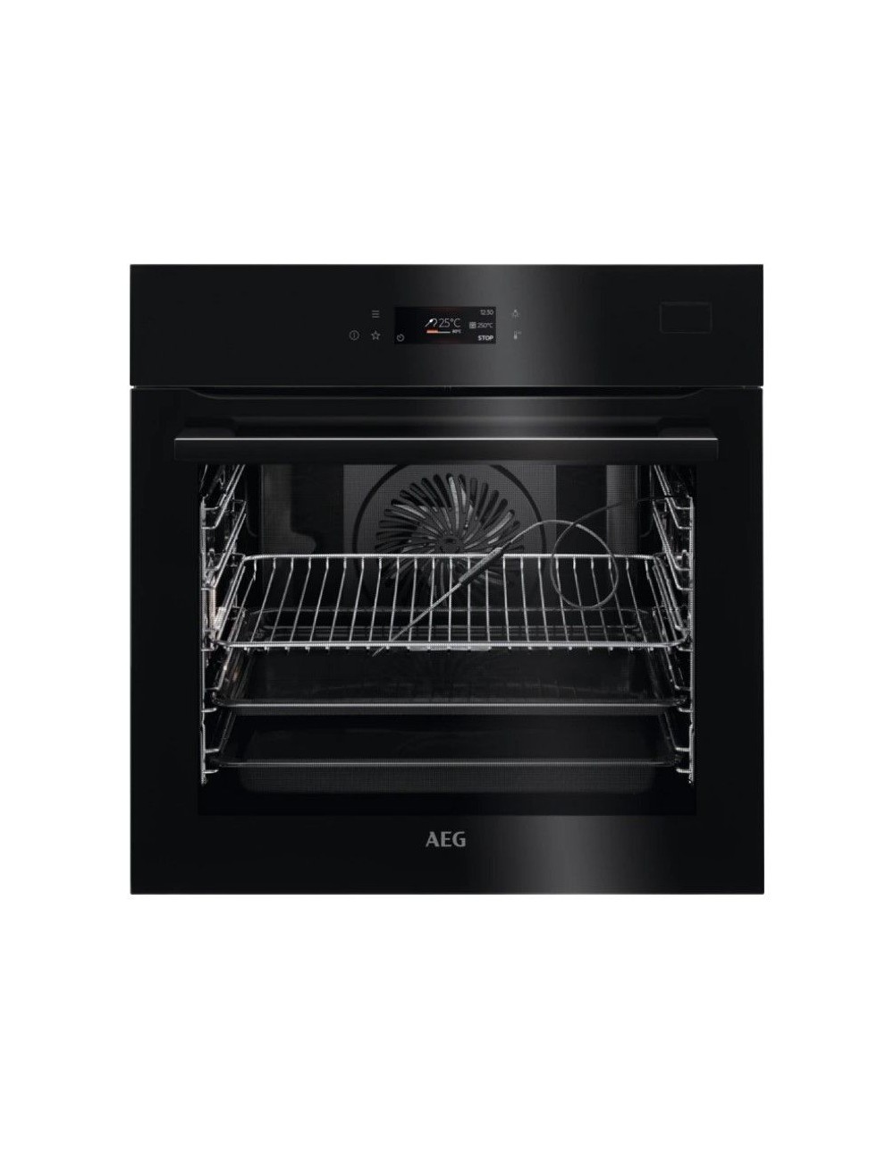 Aeg Horno BSE782380B Negro Vapor 70L Sonda Térmica Guías Clase A++ AEG - 1