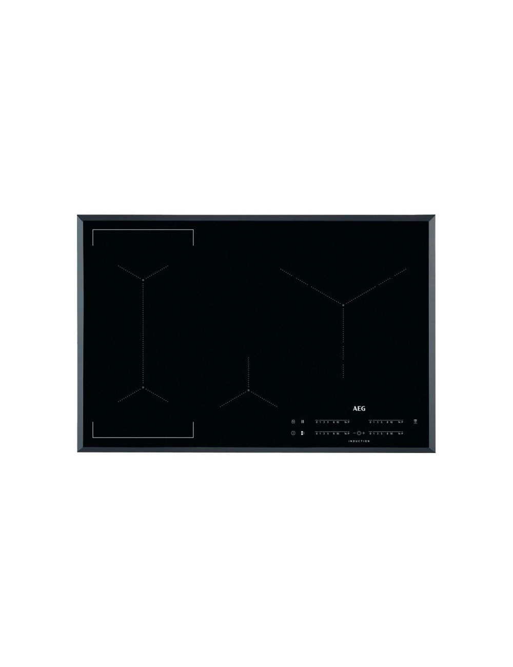 Aeg Encimera Inducción IKE84445FB 4 Zonas 80 cm Biselada AEG - 1