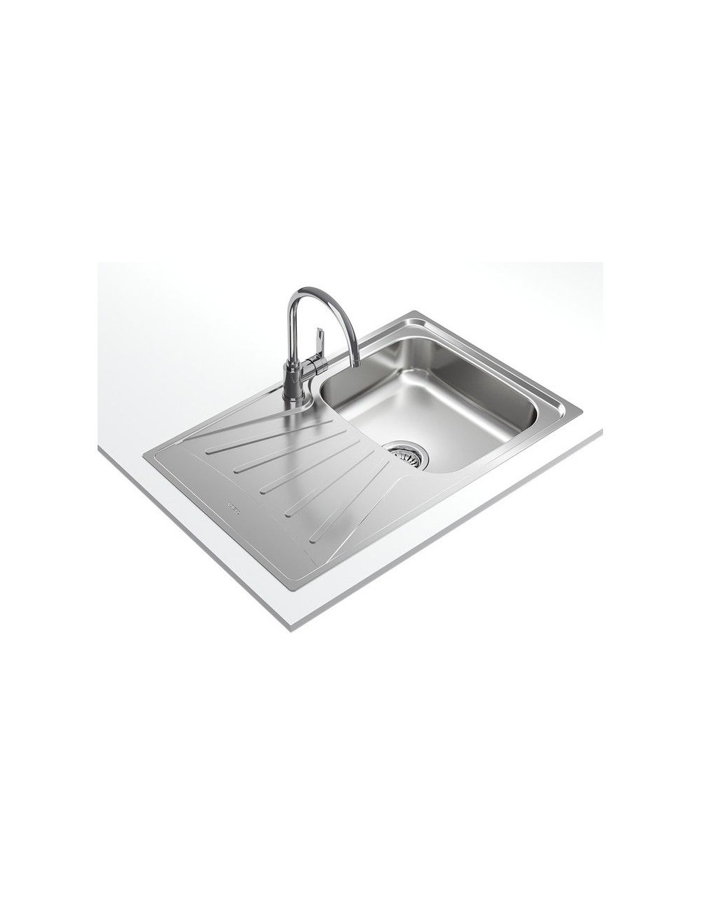 Teka STARBRIGHT 45 E-XP 1C 1E Lavabo sobre-encimera Rectangular Acero inoxidable