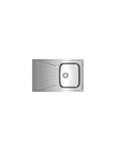 Teka STARBRIGHT 45 E-XP 1C 1E Lavabo sobre-encimera Rectangular Acero inoxidable