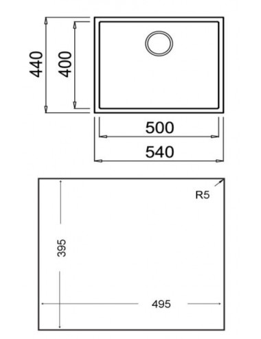 TEKA FREGADERO  SQUARE 50.40 TG FREGADERO EMPOTRADO RECTANGULAR Teka - 3