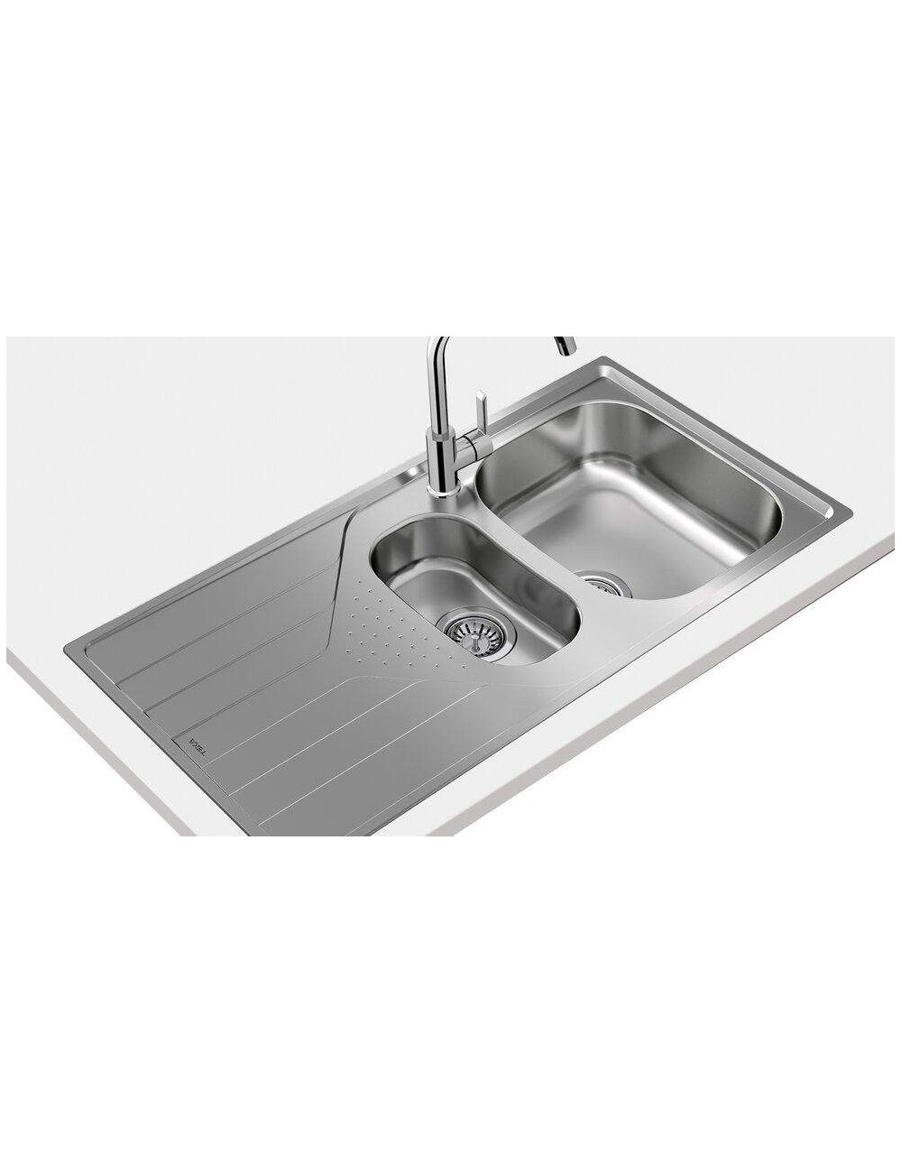 Teka UNIVERSE 60 T-XP 1½B 1E Lavabo sobre-encimera Rectangular Acero inoxidable
