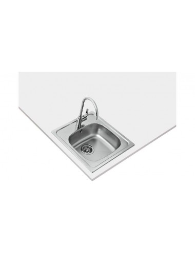 Teka STARBRIGHT 50 E-XP 1C Lavabo sobre-encimera Plaza Acero inoxidable