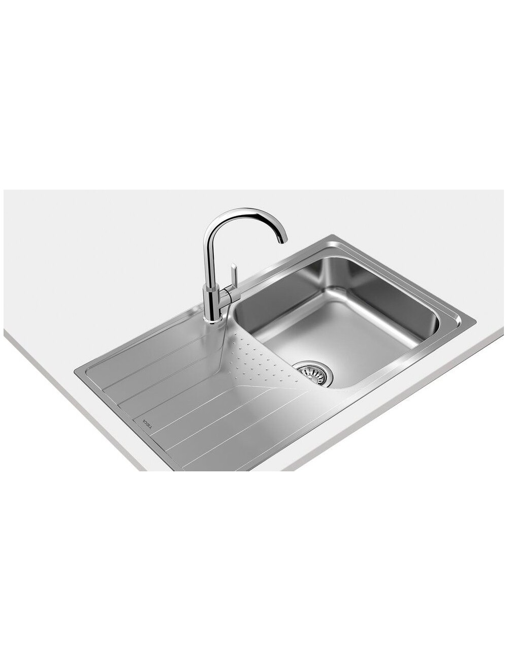 Teka UNIVERSE 50 T-XP 1C 1E Lavabo sobre-encimera Rectangular Acero inoxidable