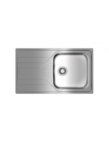 Teka UNIVERSE 50 T-XP 1C 1E Lavabo sobre-encimera Rectangular Acero inoxidable