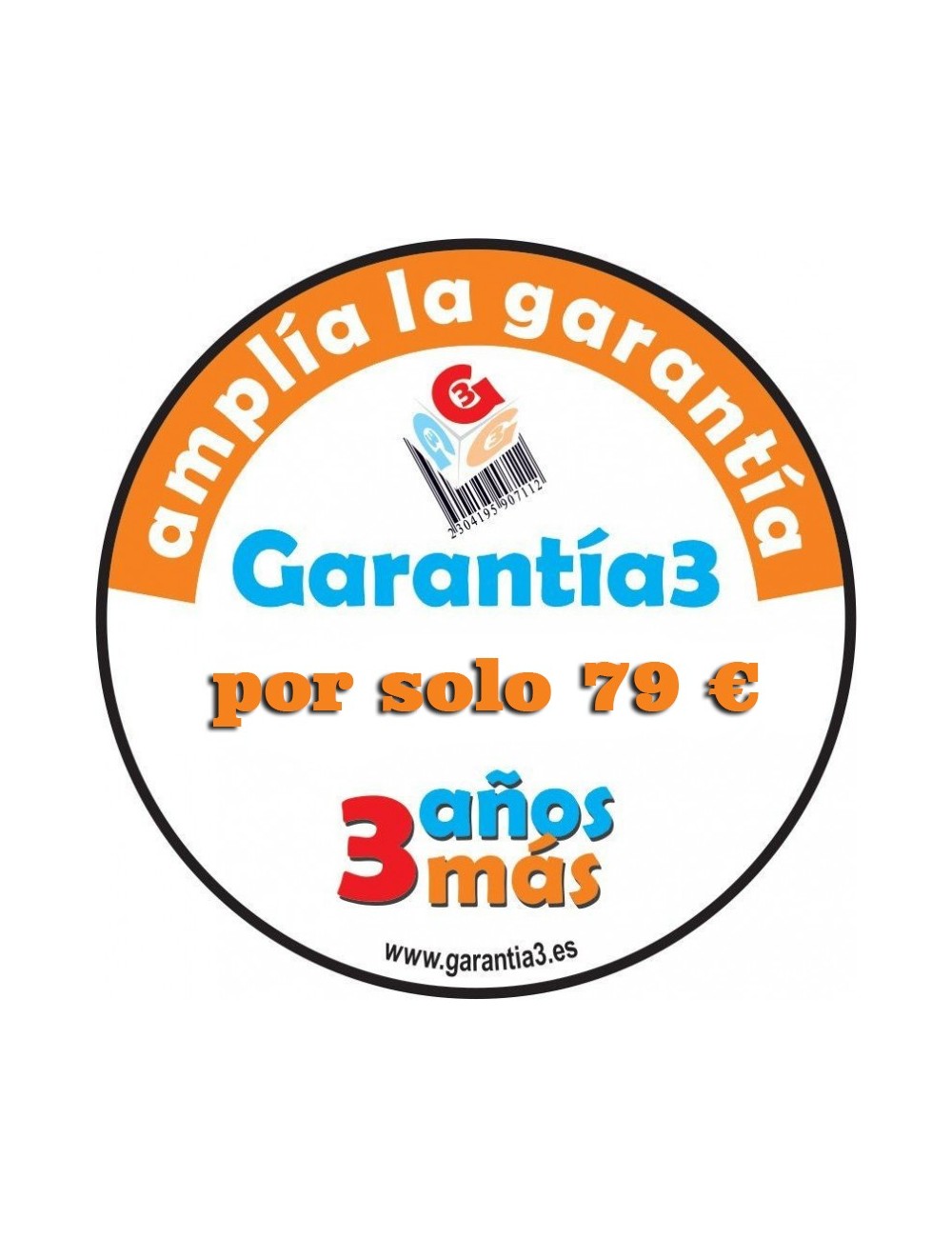 Extensión 3 años garantía Ampliación Valor máximo 2000€