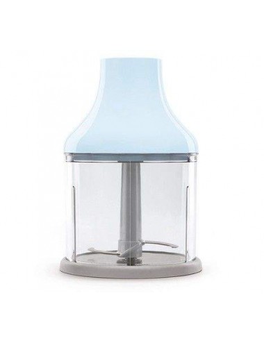 Smeg HBF22PBEU licuadora Batidora de inmersión 700 W Azul, Cromo, Gris