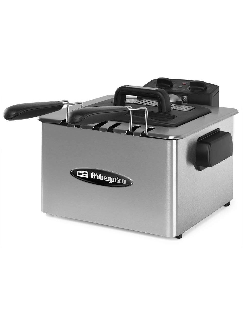 Orbegozo FDR 55 freidora Sencillo 4,5 L Independiente 2180 W Acero inoxidable
