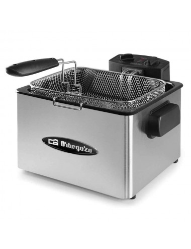 Orbegozo FDR 55 freidora Sencillo 4,5 L Independiente 2180 W Acero inoxidable