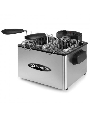 Orbegozo FDR 55 freidora Sencillo 4,5 L Independiente 2180 W Acero inoxidable