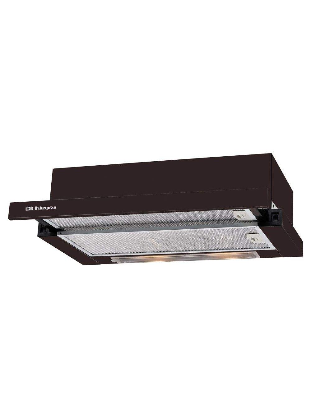 Orbegozo Campana Telescópica TL06260AMA 60cm Marrón 302m3/h Clase D Orbegozo - 1