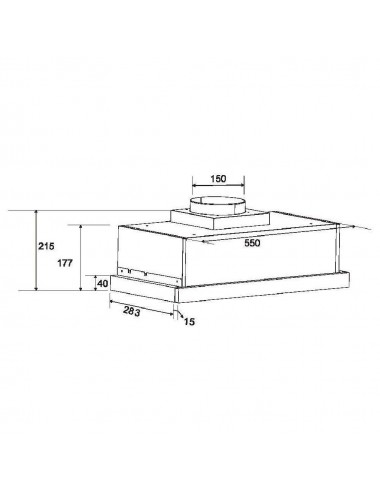 Orbegozo Campana Telescópica TL06260AMA 60cm Marrón 302m3/h Clase D Orbegozo - 2