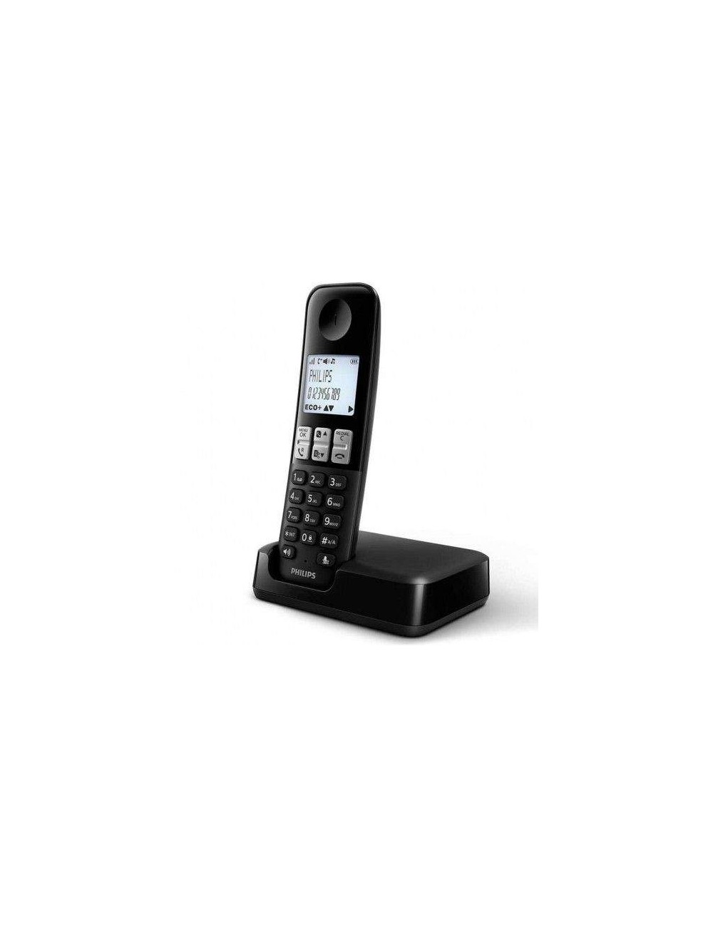 PHILIPS TELEFONO INAL. D2501B GRAN PANTALLA 1,8" NEGRO Sunstech - 1
