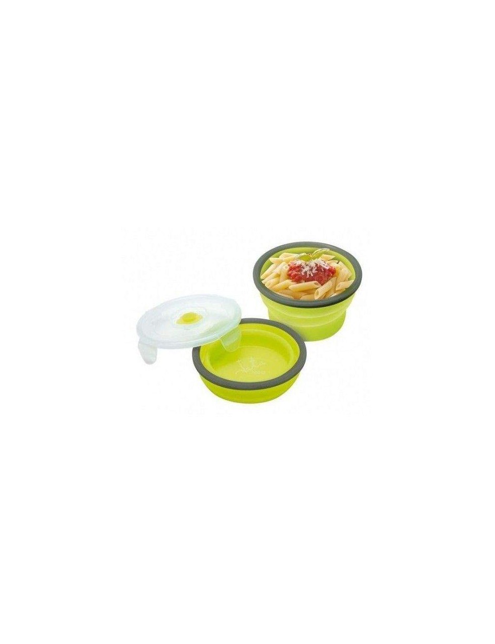 JATA Portalimentos Silicona Plegable Verde Jata - 1