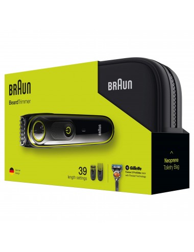 Braun 81703319 depiladora para la barba Negro, Verde Braun - 3