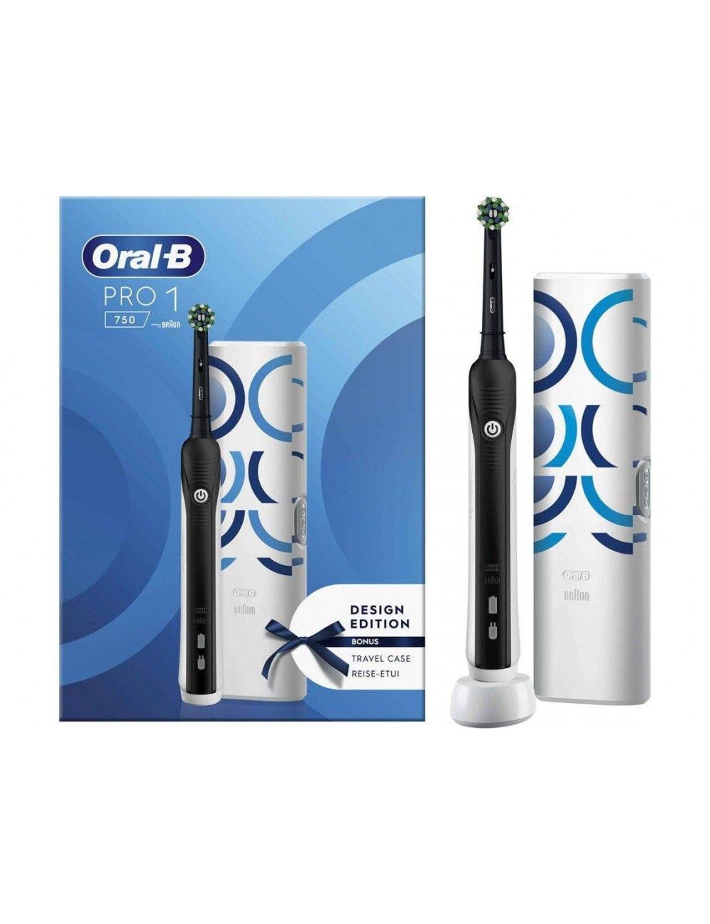 BRAUN CEPILLO DENTAL D16.513.1UX PRO1 750 NEGRO (EB50RB)+ ESTUCHE. Braun - 1 BRAUN CEPILLO DENTAL D16.513.1UX PRO1 750 NEGRO (EB50RB)+ ESTUCHE. Braun - 1