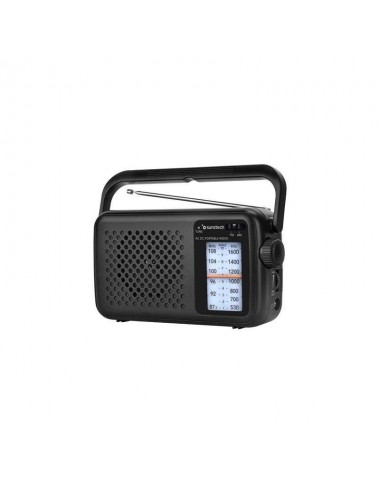 SUNSTECH RADIO RP-S760 NEGRA PORTATIL ANALOGICA Antena Telescopica. Sunstech - 2