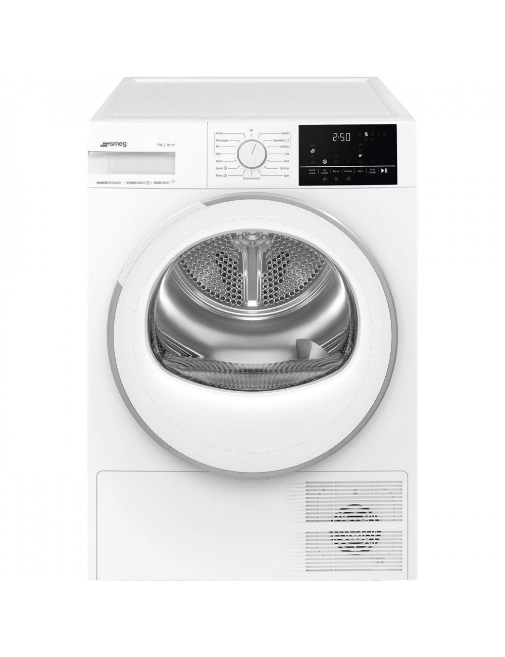 Smeg Secadora Bomba Calor DN83SEES 8kg Blanca Clase A+++  Smeg - 1