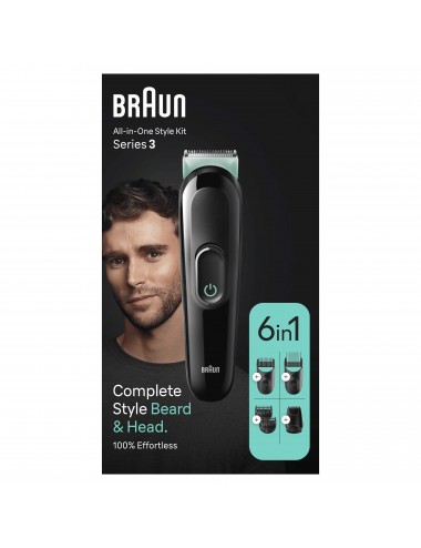 BRAUN CORTAPELOS + BARBA MGK3411 6 EN 1 STYLING KIT. Braun - 2