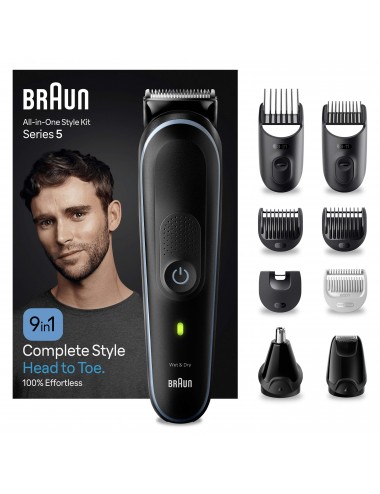 BRAUN CORTAPELOS + BARBA MGK5411 9 EN 1 STYLING KIT. Braun - 3