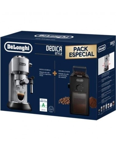 Delonghi Cafetera Espresso EC685M Metal + Molinillo KG79 De'Longhi - 1