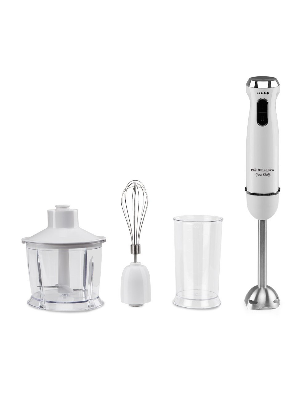 Orbegozo Batidora de Mano BT2690 Inox 1000W + Accesorios